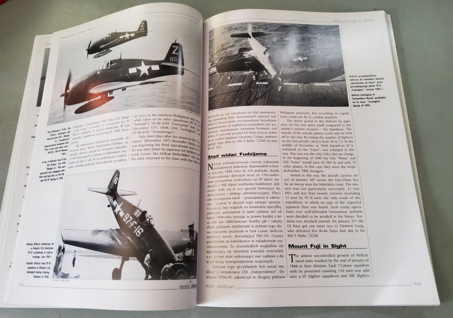 Riviste & Magazine: Magazin/Buch HELLCAT Grumman F6F englisch – Usato da Grüningen venduto da VENOM59 3