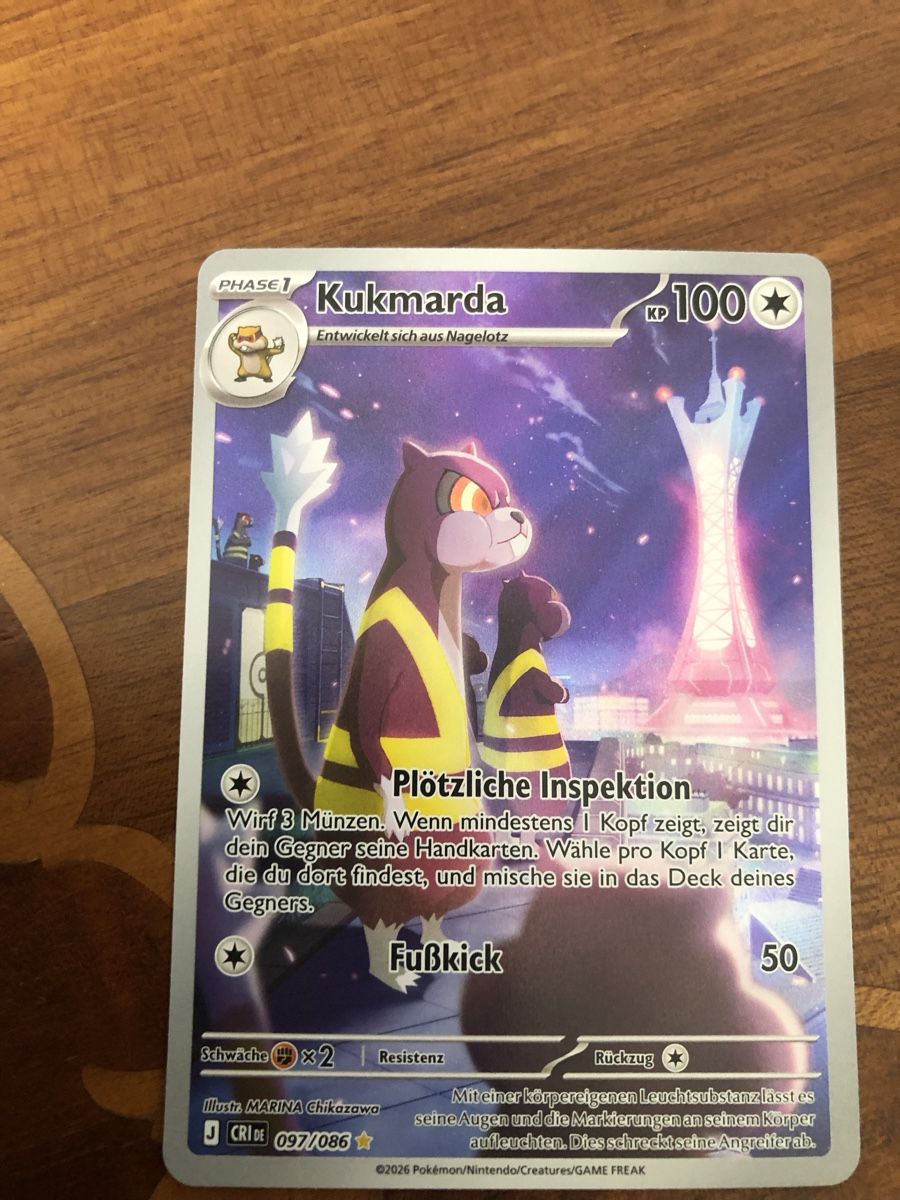 Pokémon Carte collezionabili: Pokemon Karte Kukmarda – Nuovo e nell'imballaggio originale da Worb venduto da Tyra07