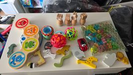 Énorme lot de jouets d'éveil & motricité en bois