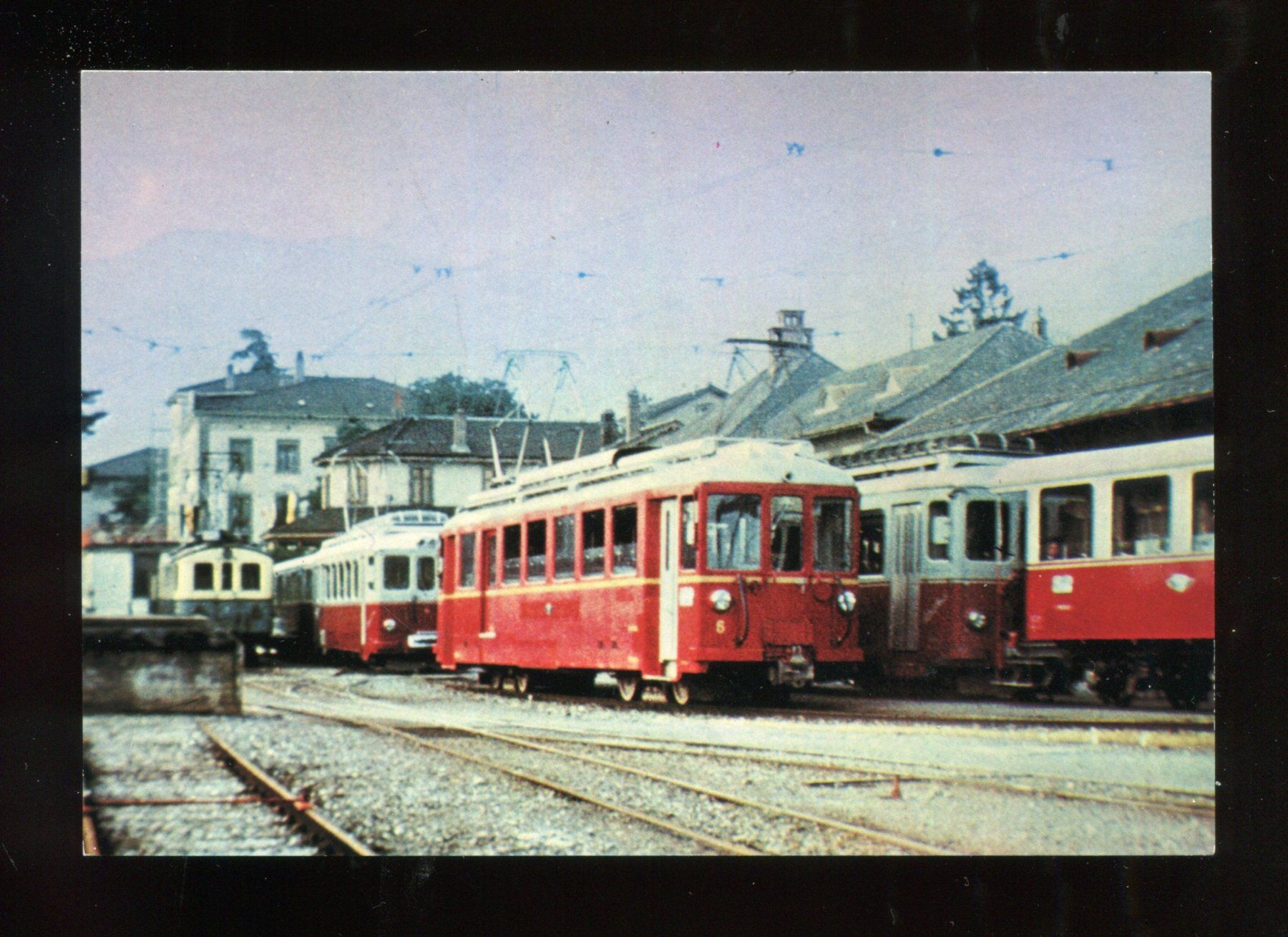 Cartoline postali: BDe 4/4 6, Sernftalbahn - Aigle – Usato da Aarau venduto da Elmaar41
