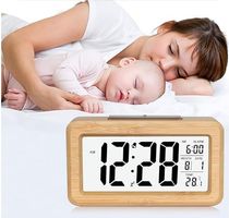 Teperatur Anzeige Nachtlicht Digitaluhr mit Snooze Moduls