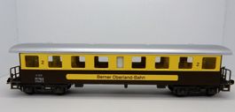 HO BOB "Berner-Oberland Bahn" -"Nostalgie" Wagon à Terrasses