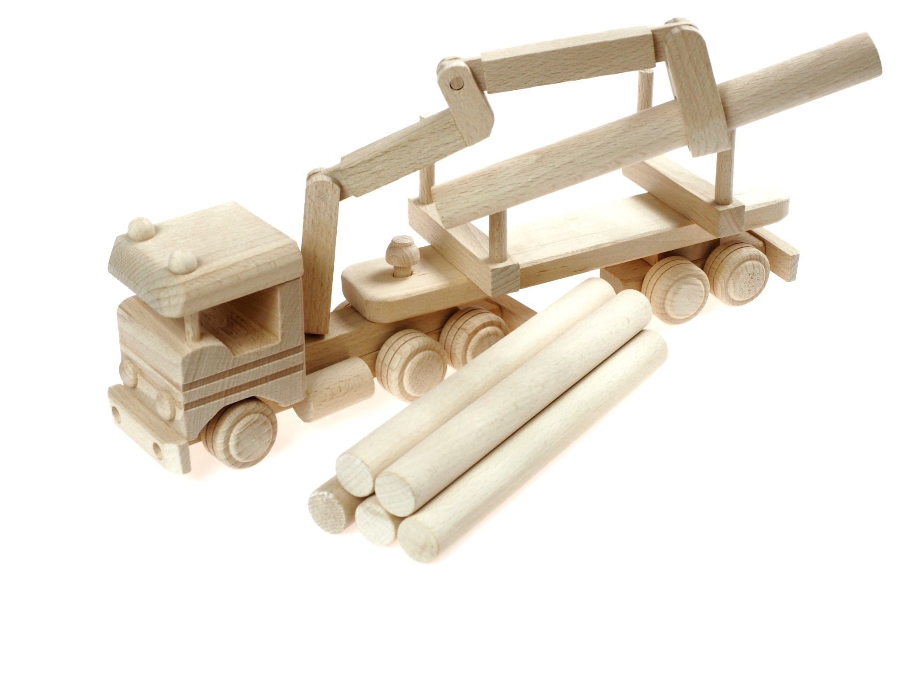 Spielzeuge: Holztransporter Mit HDS – Neu (gemäss Beschreibung) aus Buchs Zh von bar_7kk7 3