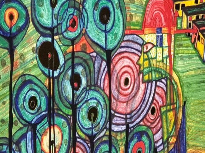 Grafica & Litografie: Friedensreich Hundertwasser 1928 - 2000 – Nuovo e nell'imballaggio originale da Zürich venduto da Zuerichparis08 3