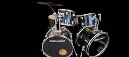 Millenium MX222 Double Bass Drumset Rock