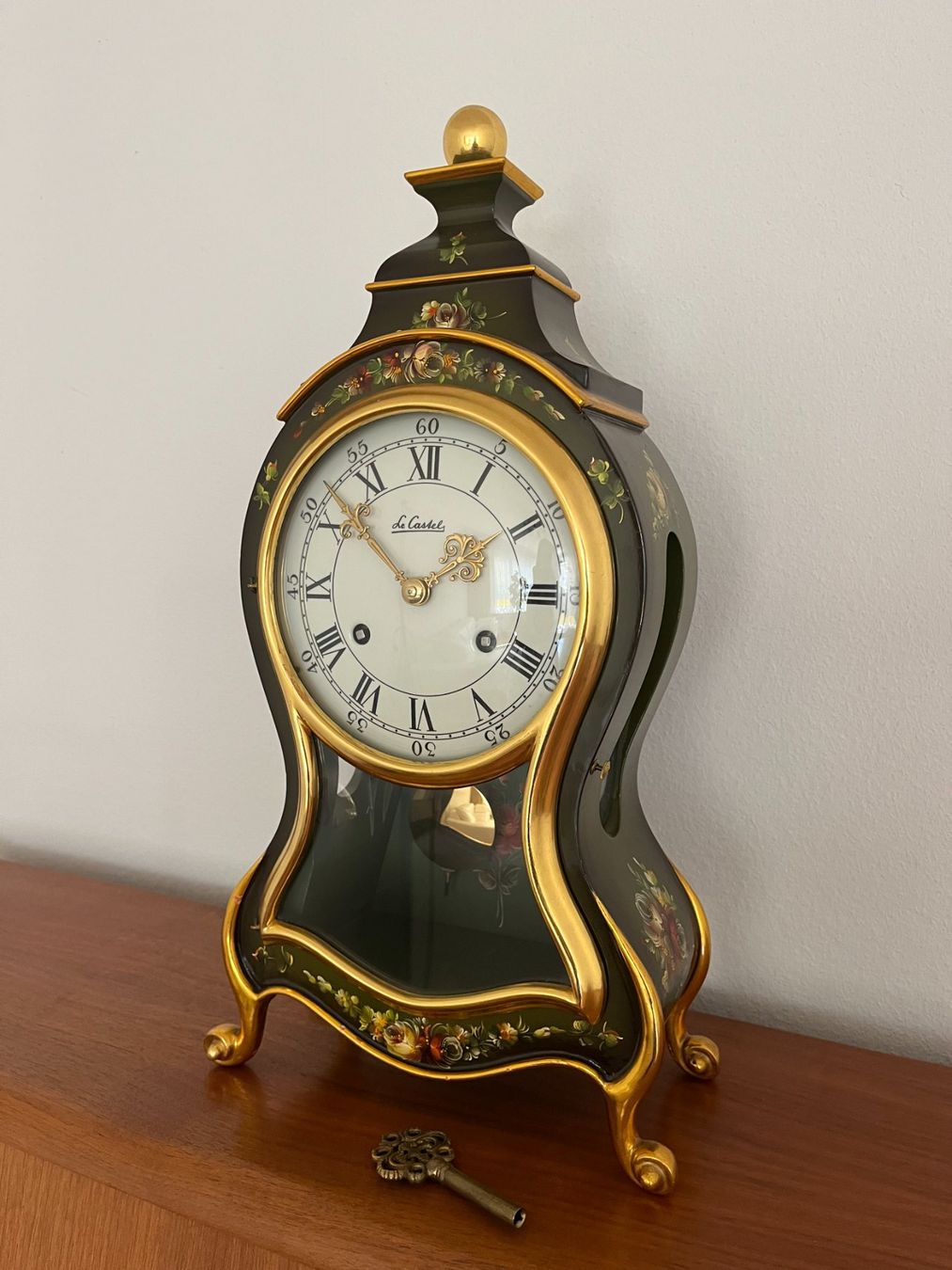 Orologi: Le Castel Pendule mit Konsole und Schlüssel – Usato da Gockhausen venduto da Jimmy019 1