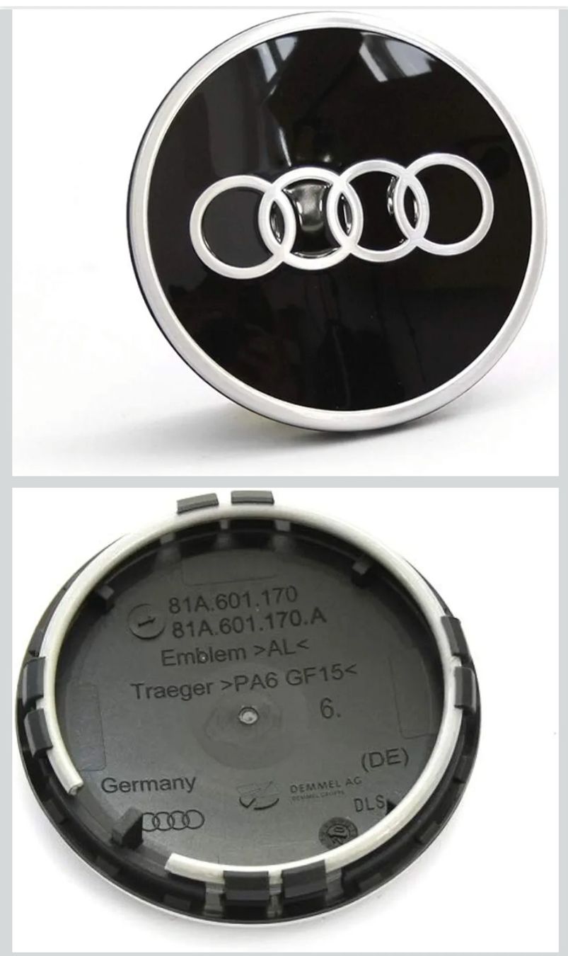 Tutti pezzi di ricambio auto: Original Audi Felgen Nabendeckel  – Nuovo e nell'imballaggio originale da Cham venduto da ShopAtack