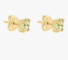 Ohrstecker aus 9-karätigem Gold mit Geburtsstein für August