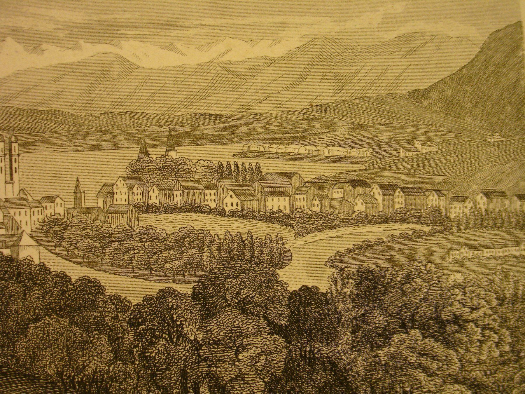 Stiche: ZÜRICH STAHLSTICH UM 1850 – Gebraucht aus Grüningen von Kartensammler 3