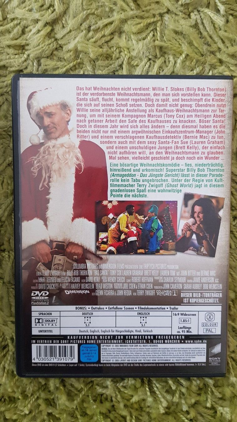 Tutti i DVDs: Bad Santa – Usato da Dornach venduto da Letizia1987 1