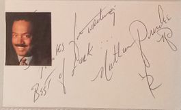 Nathan Purdee Autogramm signiert Karte 7x10cm