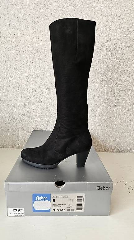 Damenschuhe: Gabor Echtleder Stiefel, schmaler Schaft, 32 cm – Gebraucht aus Sursee von nei_7klk 1