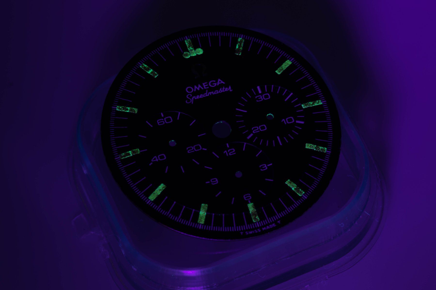 Omega Orologi: Omega Speedmaster Ed White step dial applied logo – Usato da Epalinges venduto da bracelet123 5