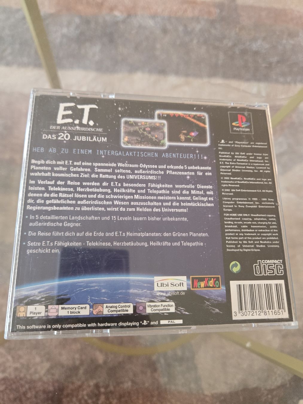 Spiele: E.T. Der Ausserirdische PS1 – Gebraucht aus Bussigny von Kfdlt 1