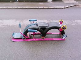 Gratis 4wheel 20 Kg inspiring Carvingski Schlitten Rodel