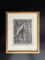 Kohlezeichnung (Fusain) – Charles L'Eplattenier (1874–1946),