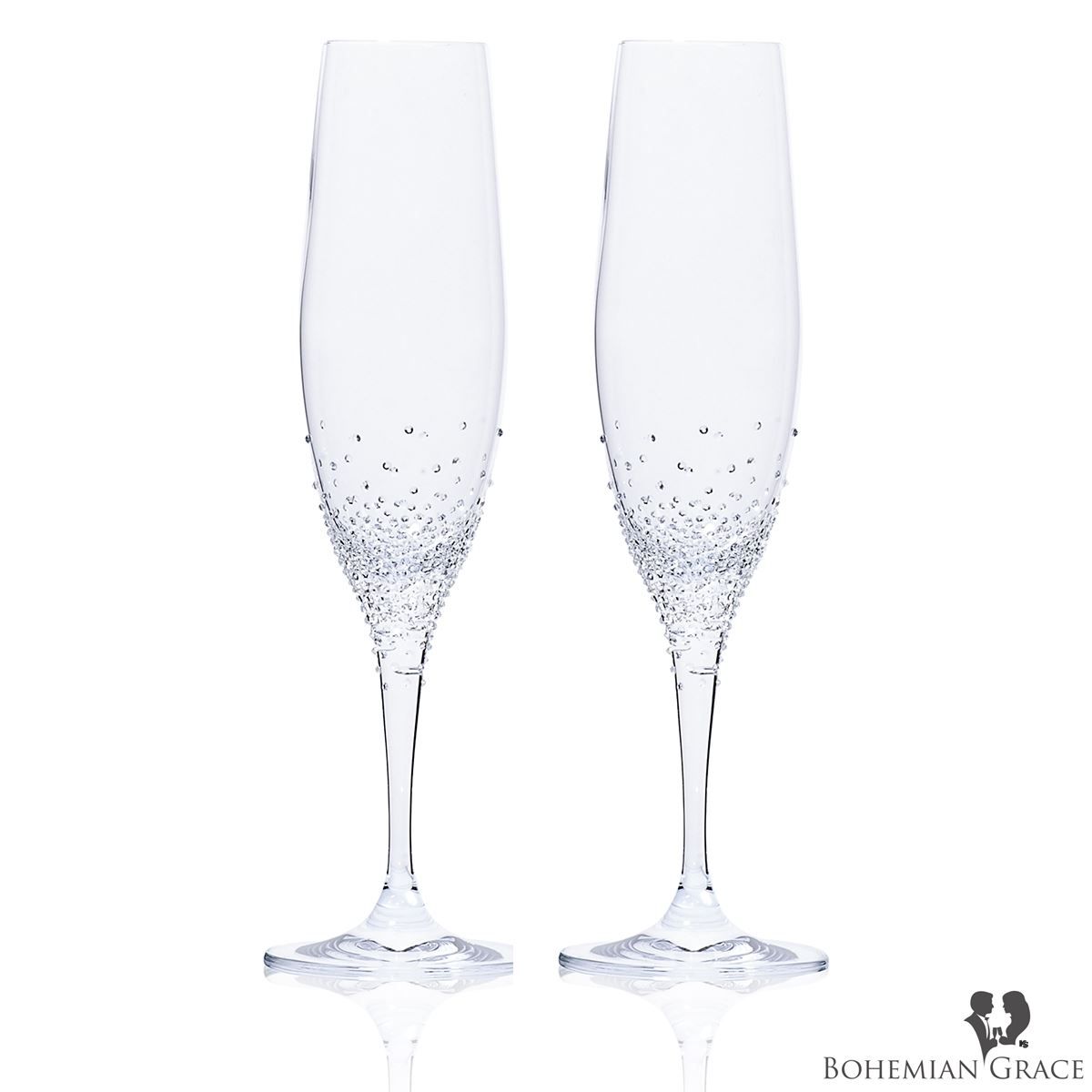 Bicchieri: Sektglas DIKE 2 Stk, Bohemian Grace – Nuovo e nell'imballaggio originale da Wettingen venduto da kochshop