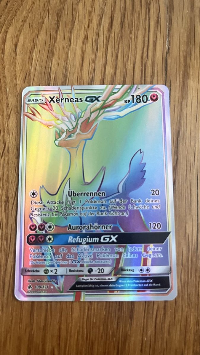 Pokémon Carte collezionabili: Pokémon Xerneas GX 139/131 – Nuovo (secondo la descrizione) da Oberrieden venduto da phmsales