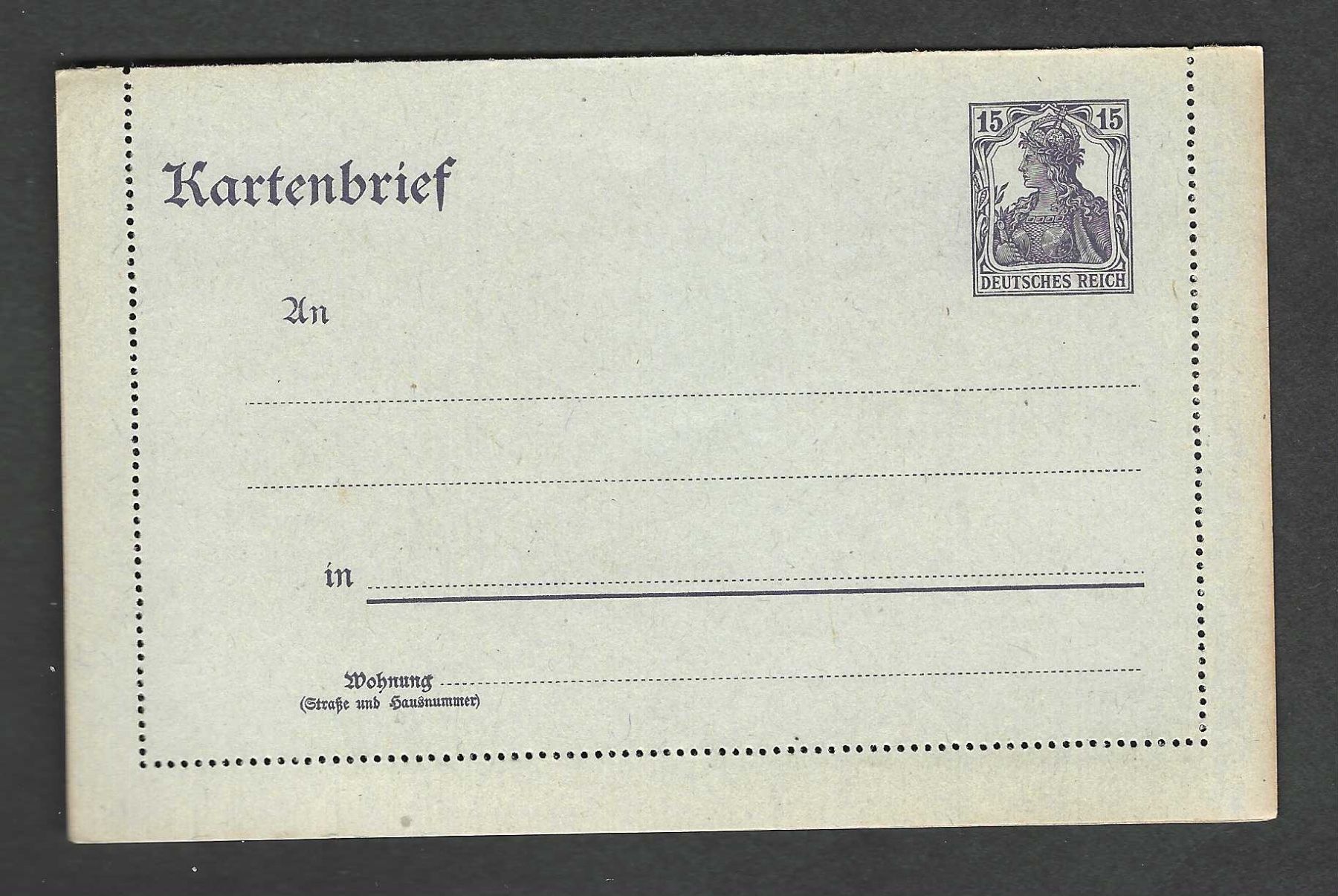 Tutti i francobolli: Deutsches Reich 1 Postkarte – Nuovo (secondo la descrizione) da Koblenz venduto da Markenhimmel