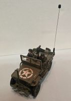 US Jeep Willys mit 2 Soldaten, Militärsammlung ca.1:43