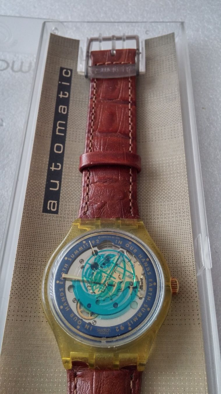Swatch Orologi: Swatch Automatik Earth Summit 92, SAG 100 – Nuovo (secondo la descrizione) da Zürich venduto da sendbad 5