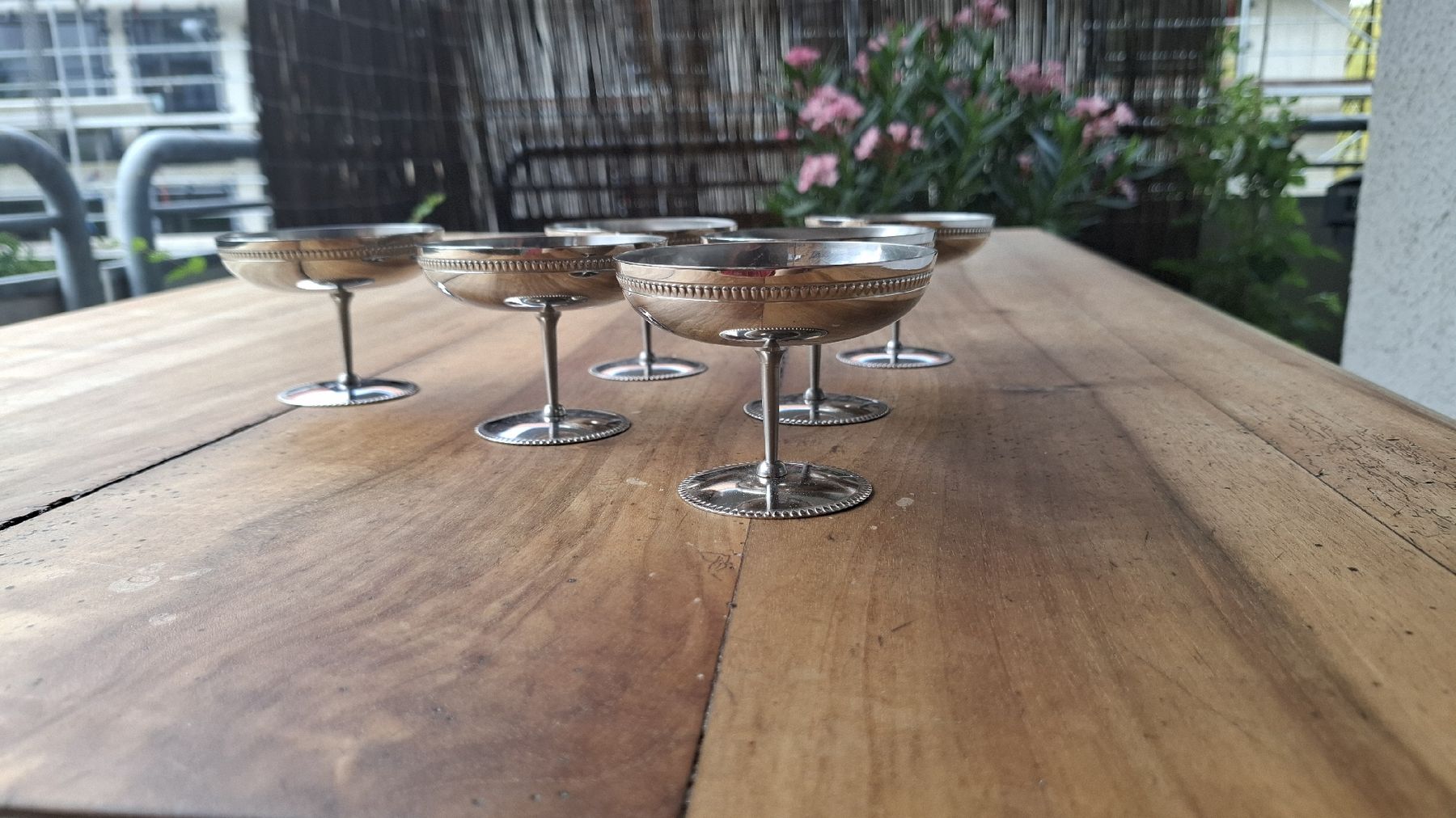 Coupes: 6 Dessert- und Eis-Schälchen, silberfarben – D'occasion à Zürich par witike 2