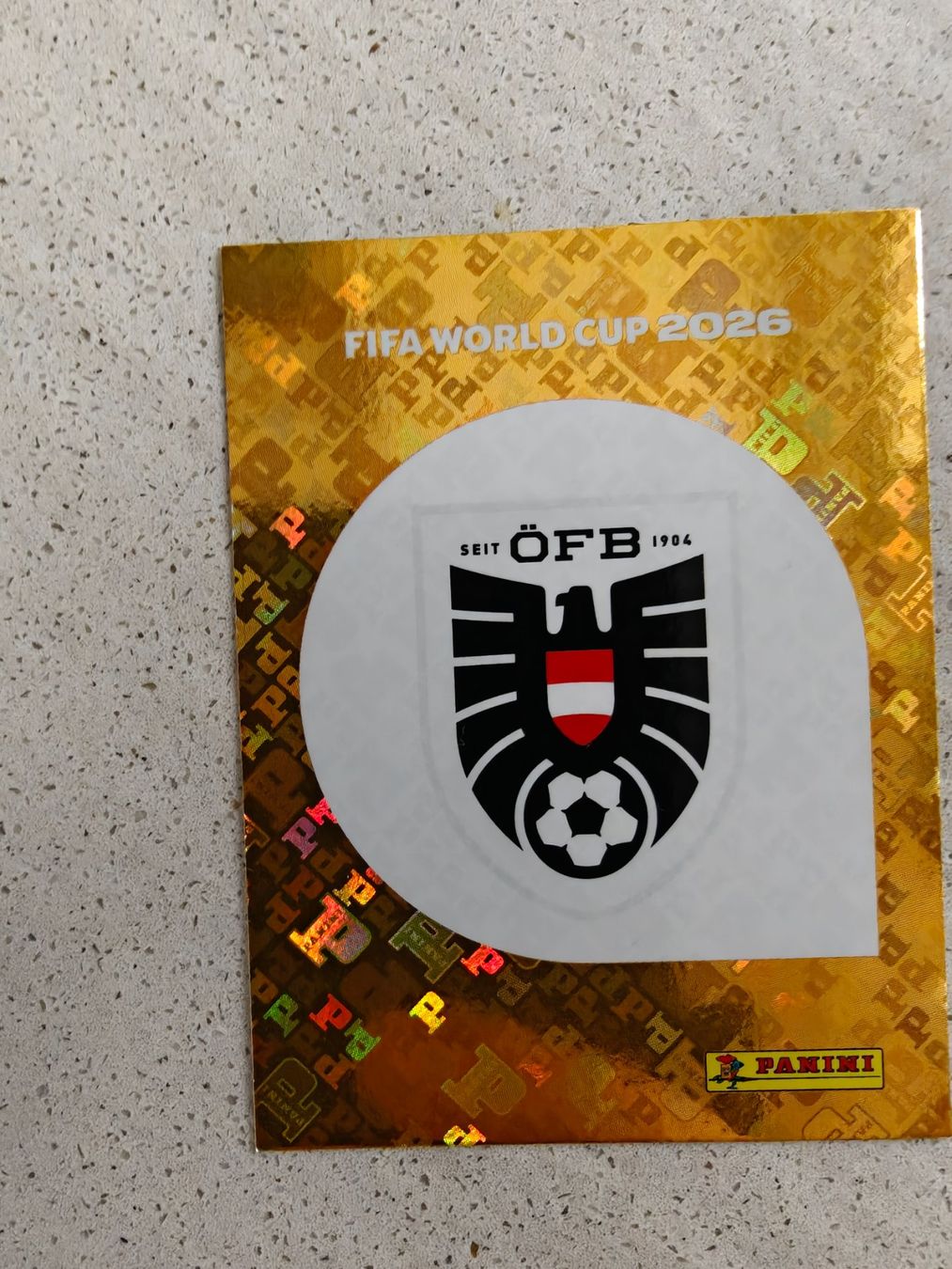 Panini Carte collezionabili: Panini Sticker WM 2026: Logo AUT 1 – Nuovo (secondo la descrizione) da Zofingen venduto da Mak2