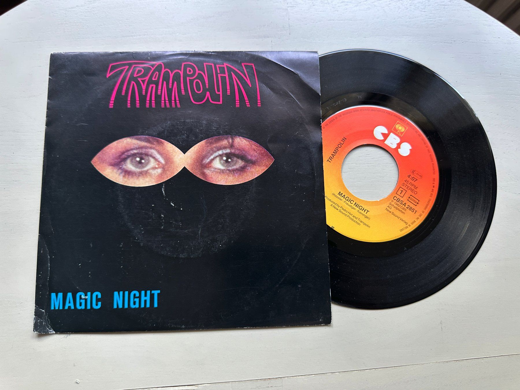 Dischi in vinile: TRAMPOLIN tolle Single CH Schweiz Single Kult 80's Magic – Usato da Basel venduto da Partridge