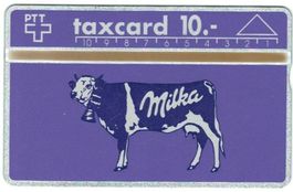 Taxcard 008C_05146 Milka Kuh RS unbedruckt ungebraucht