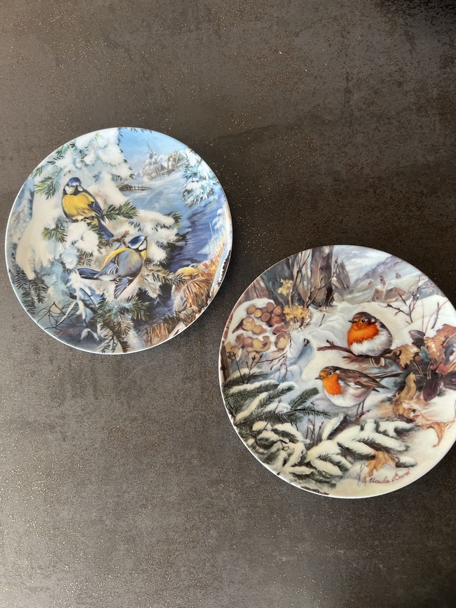 Teller: Assiettes peintes Ursula Band – Gebraucht aus Châtel-St-Denis von gpf_6dsd