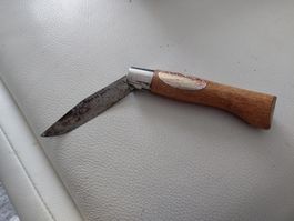 Vintage "Fleur de Savoie" Taschenmesser mit Holzgriff