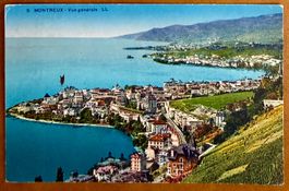 Montreux  - Belle vue générale ancienne (1920)