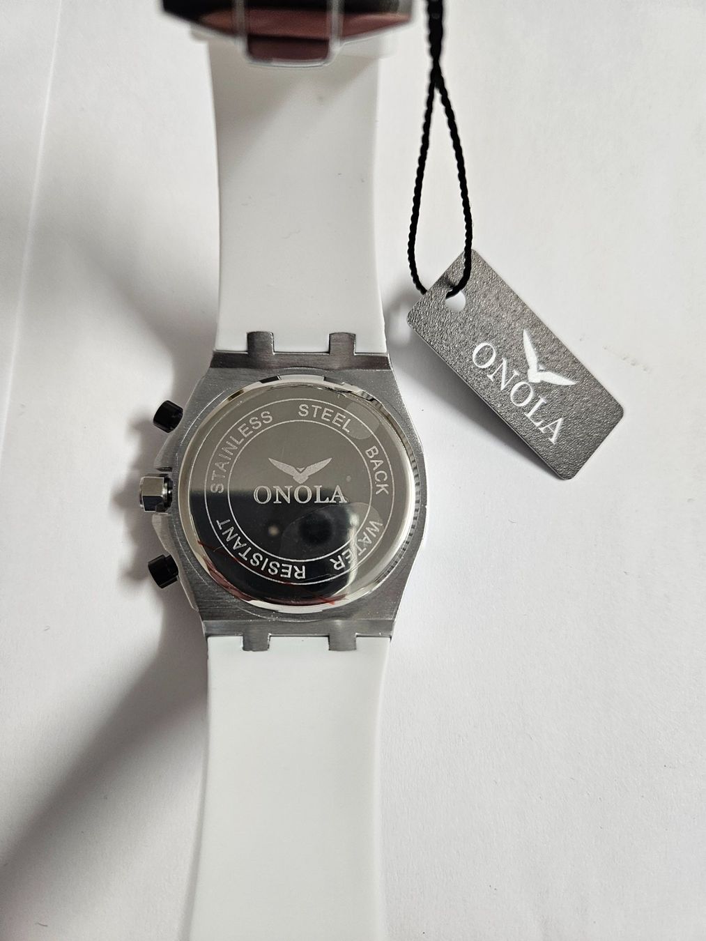 Orologi: Sehr schöne Uhr - silbrig/weiss – Nuovo e nell'imballaggio originale da Kreuzlingen venduto da RahMal 6