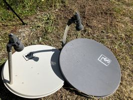 SAT-Schüssel mit LNB Philips SX1019 2 Stk. gebraucht