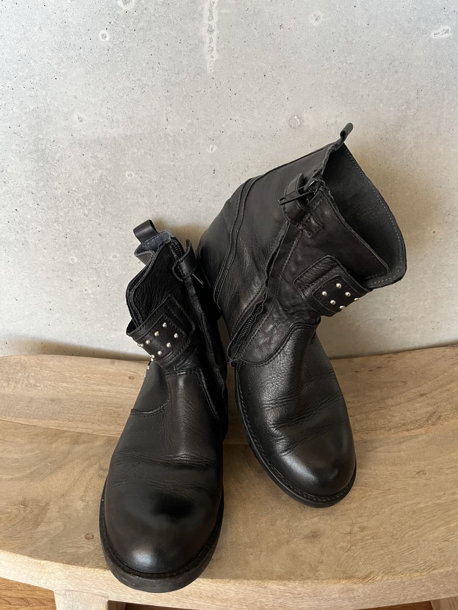 Scarpe da donna: Schwarze HIP Lederboots, Gr. 36 – Usato da Emmenbrücke venduto da Anna01014