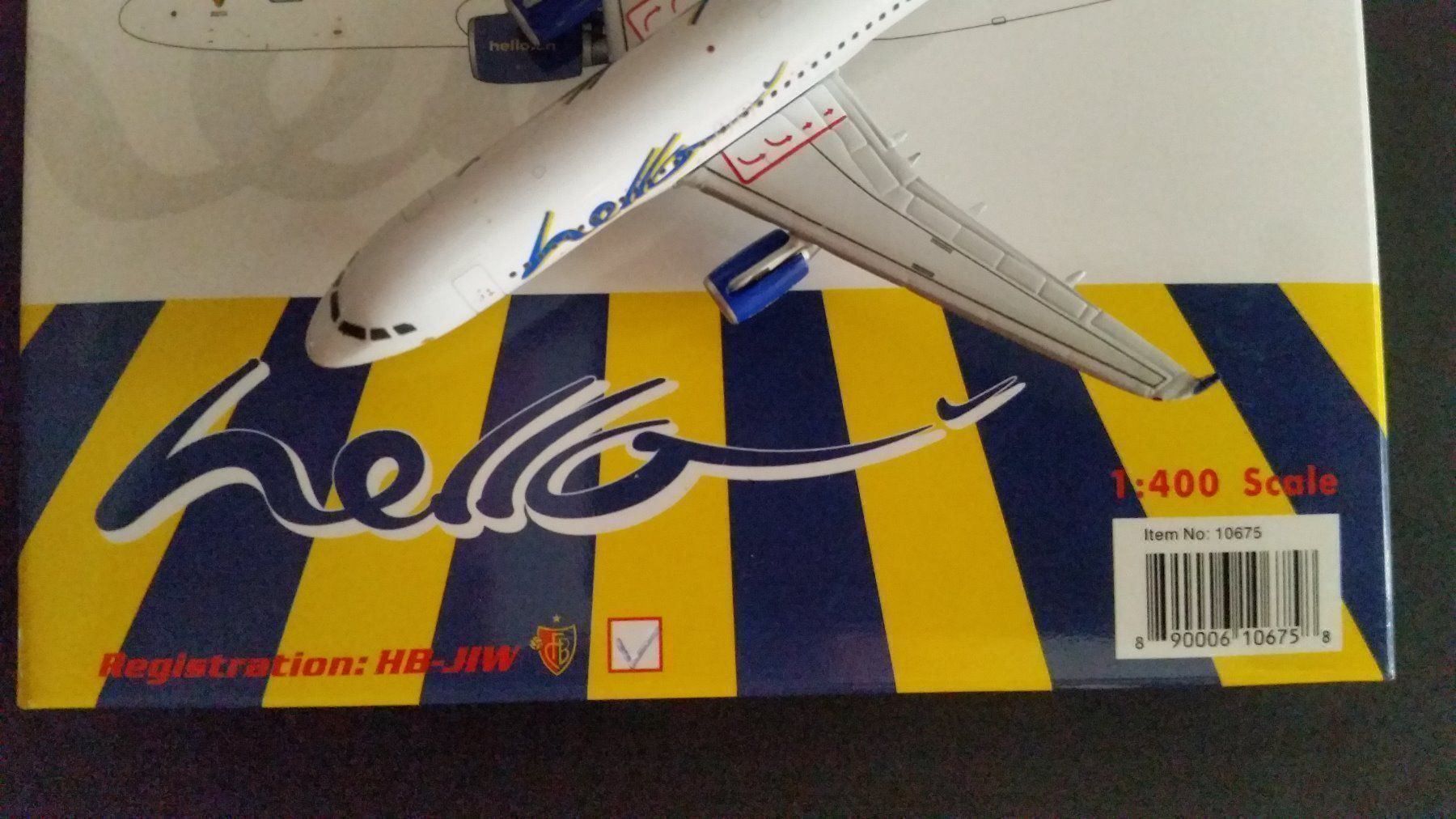 Tutte le decorazioni: A320 HELLO – Nuovo e nell'imballaggio originale da Morges venduto da iljamuromez 2