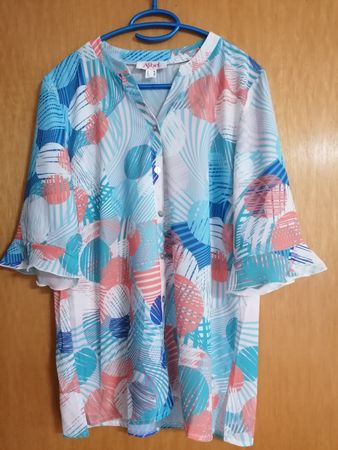 Blouse d'été colorée et légère, taille 38