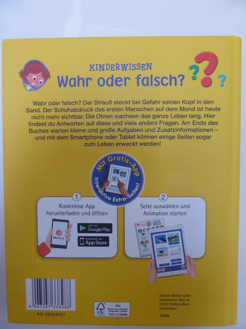 Libri: Kinderwissen: Wahr oder falsch? – Usato da Kefikon TG venduto da Posaune1983 1