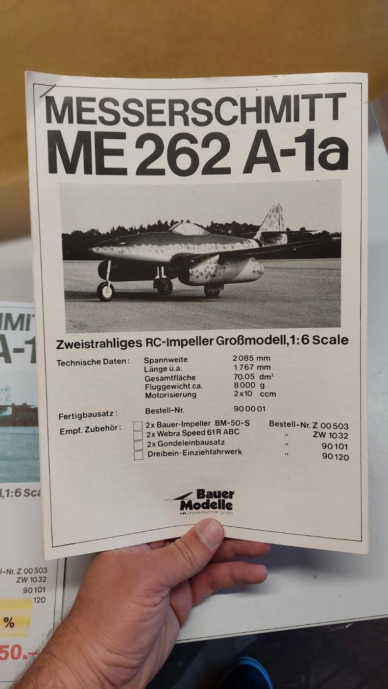 Modellismo RC: Messerschmitt 262 – Nuovo (secondo la descrizione) da Saignelégier venduto da DidierG 9