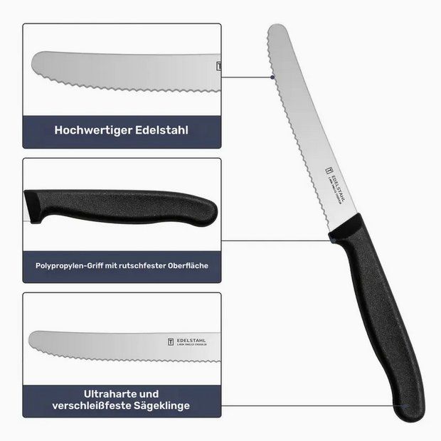 Set di posate: 6 er Set Steakmesser – Nuovo e nell'imballaggio originale da Oensingen venduto da Liquidations-Shop 2