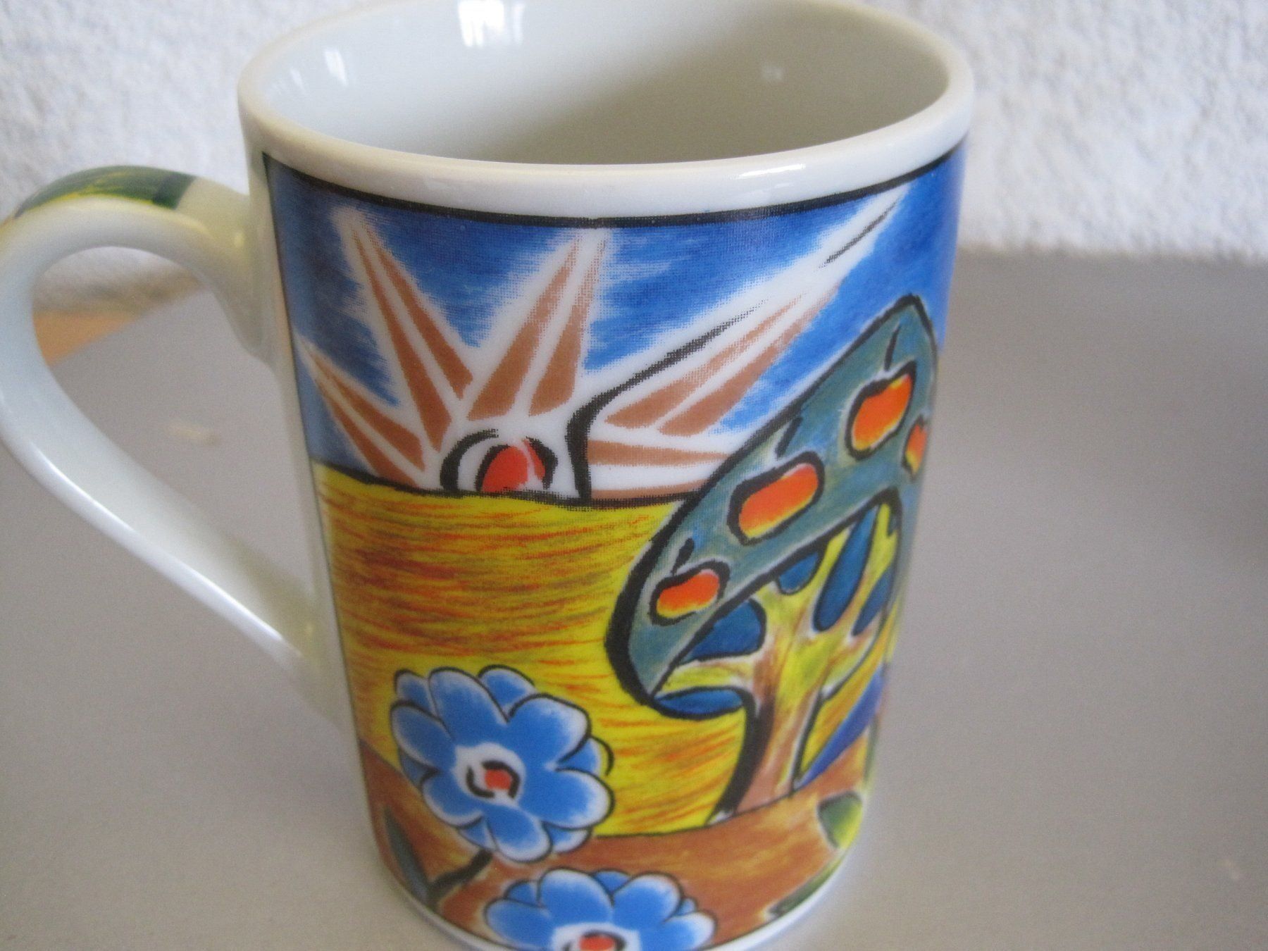 Tazze: 4 TASSES AVEC FRUITS ET FLEURS – Nuovo (secondo la descrizione) da Murten venduto da Selliot 4