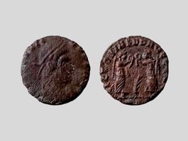 AB 1.- Follis oder Nummus 4. oder 5. Jh.