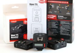 Hähnel Viper TTL Blitz Funk-Fernauslöser Set Canon