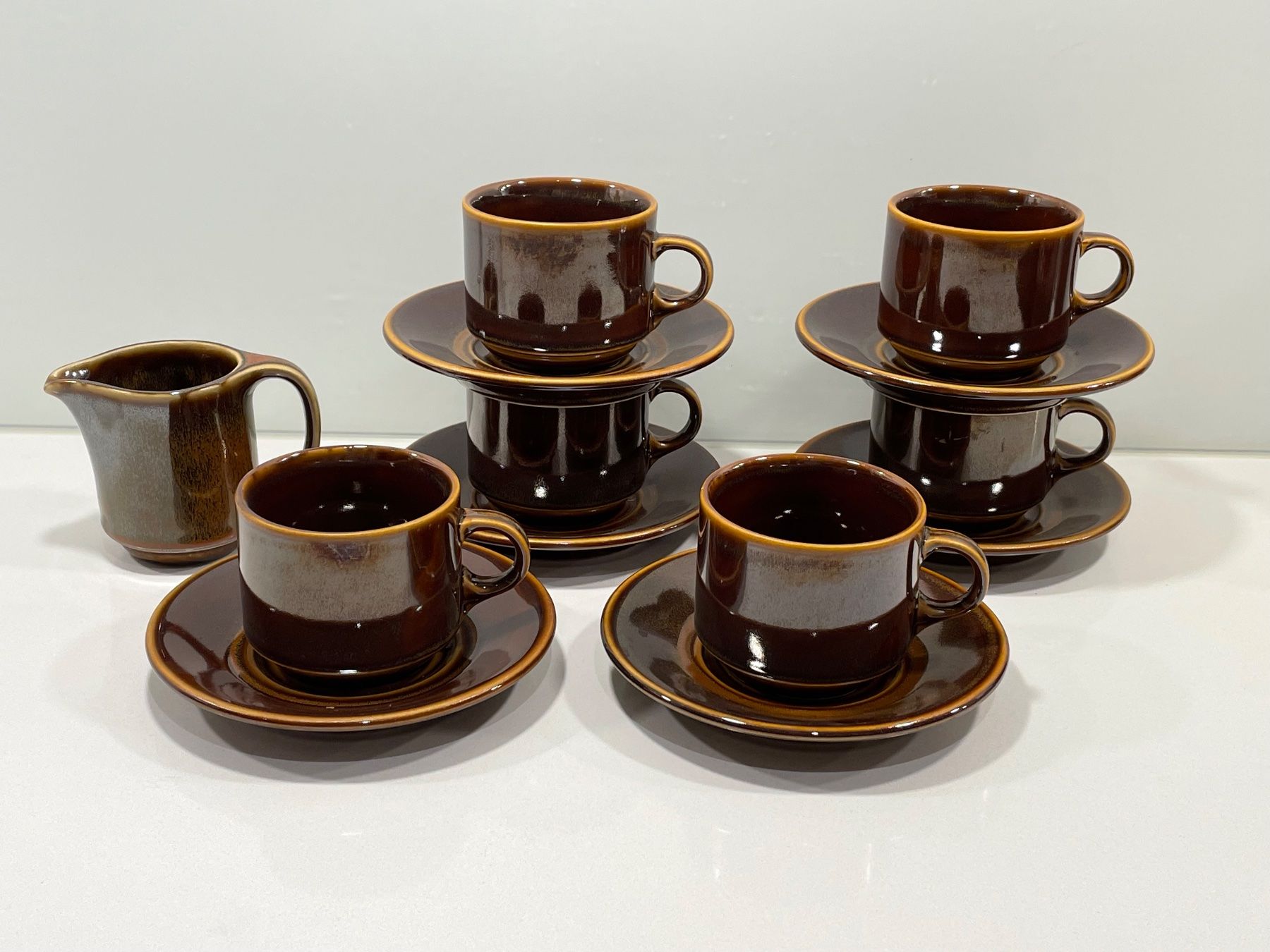 Set di piatti: 6er Set Vintage Schweizer Langethal - jetzt komplett – Usato da Zürich venduto da plumita 1