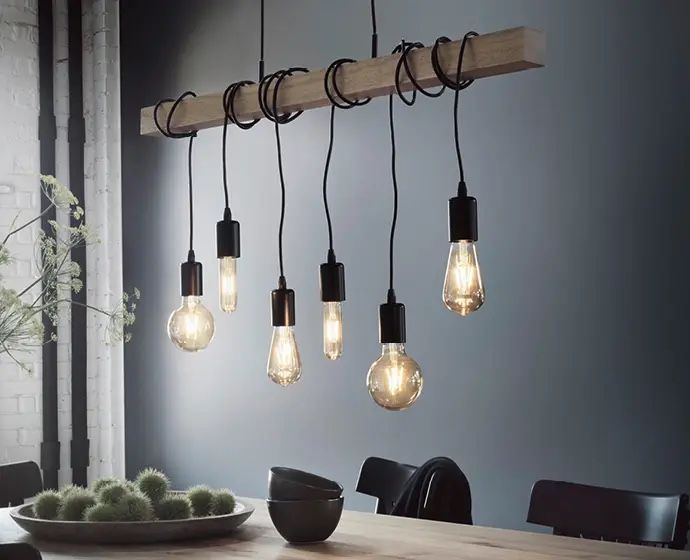 Luxus Industrial Style Lampe Ebenbild