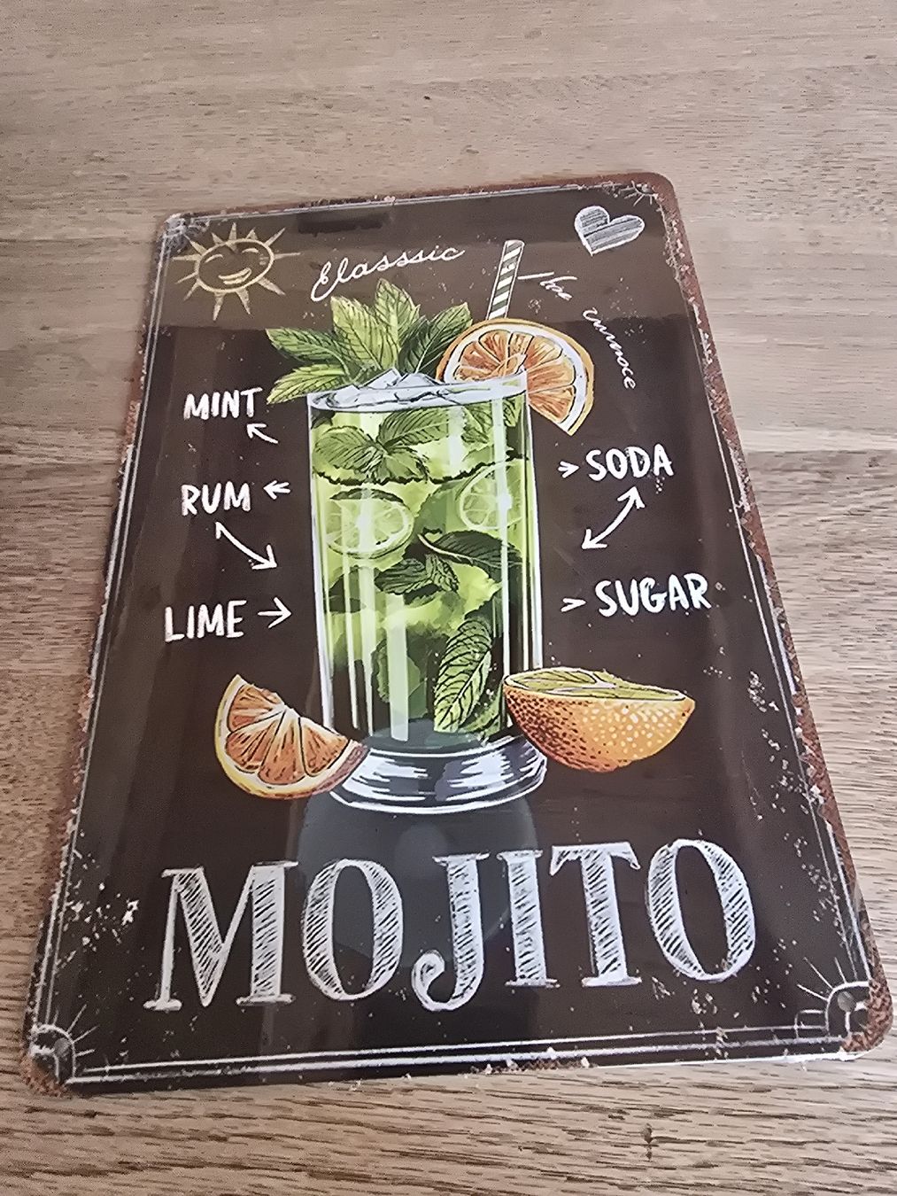 Schilder: plaque mojito  – Neu und originalverpackt aus Le Locle von Marc9194