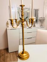 50% Rabatt 🥳 Grosse 71 cm Kerzenständer Deko Edel Goldig