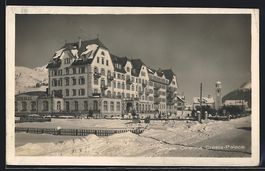 AK Celerina, Cresta Palace im Winter