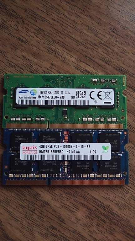Memoria / RAM: 2x 4GB DDR3 SODIMM Arbeitsspeicher – Usato da Appenzell venduto da marco-ocram