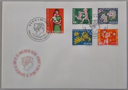 Pro Juventute 1962 Ersttagsbrief